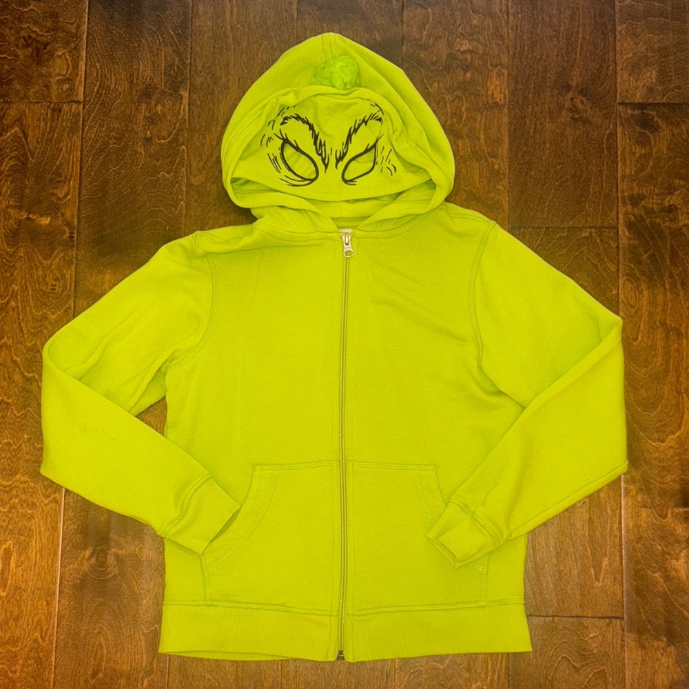 Hanna Andersson Dr. Seuss Grinch French Terry Zip Up Hoodie - 10